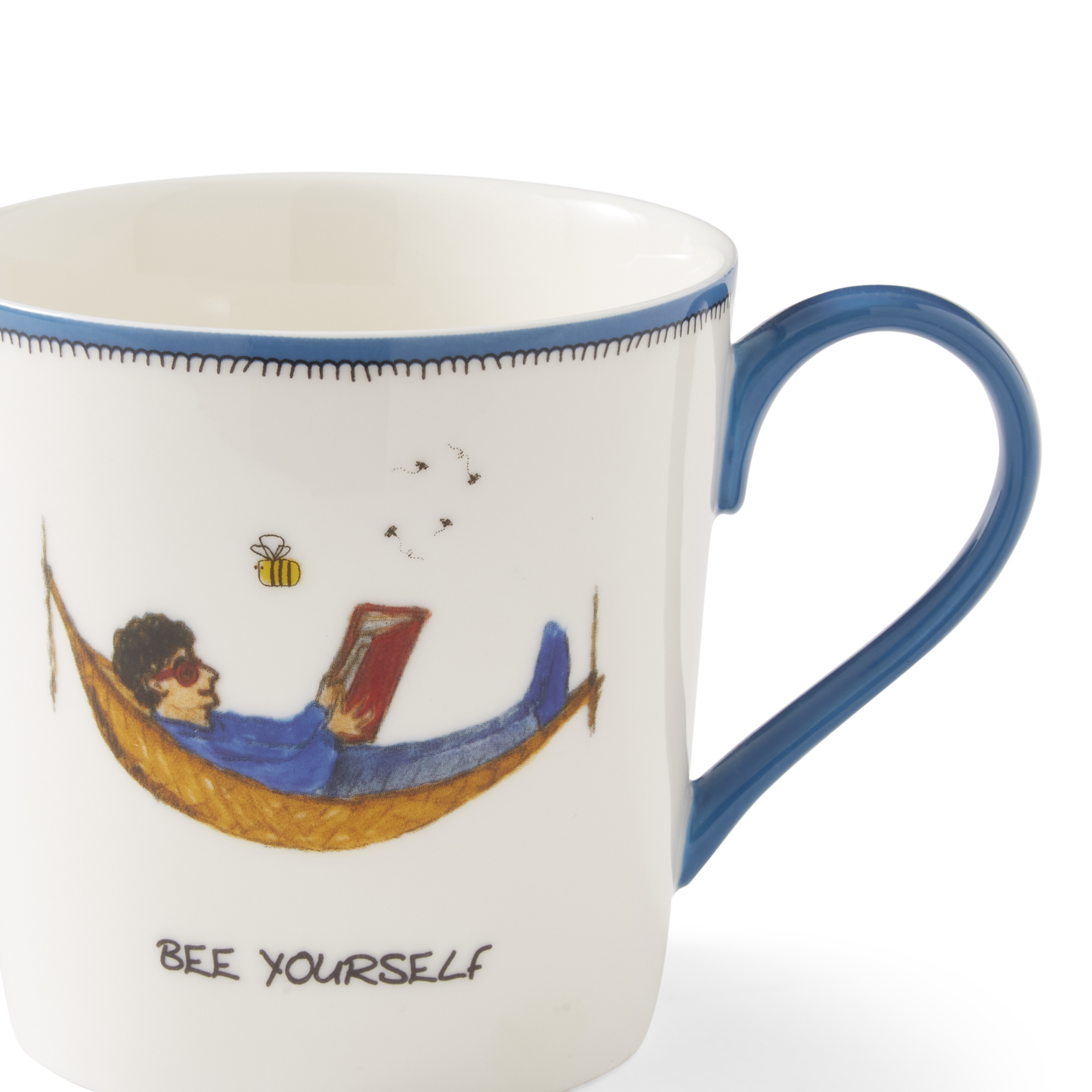 Kit Kemp Doodles Bee Yourself Mug image number null